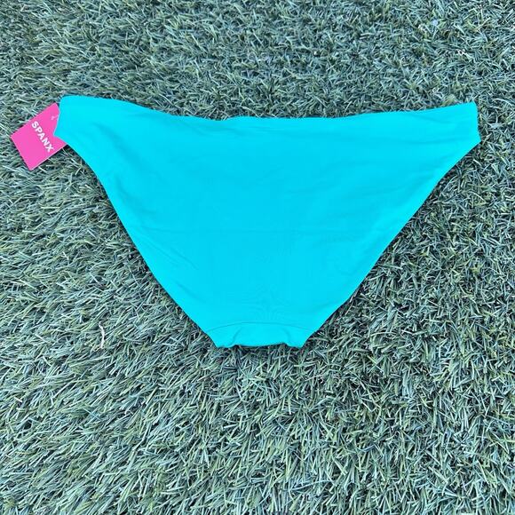 NWT SPANX Bikini Bottom Size Medium Mystic Green Swim Shaping Womens Swimwear - Picture 3 of 6